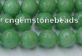 CCN2033 15 inches 12mm faceted round candy jade beads wholesale