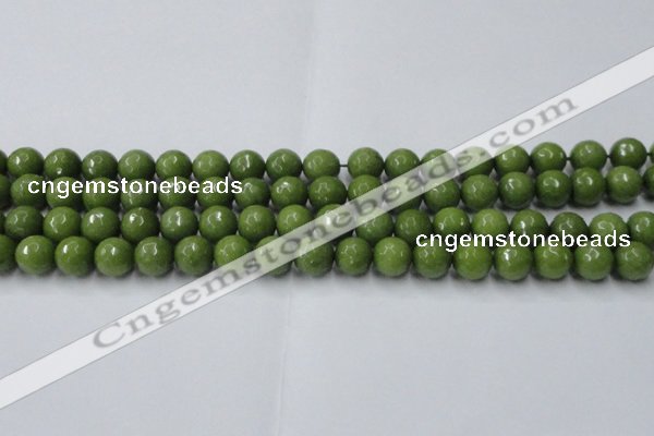 CCN2039 15 inches 10mm faceted round candy jade beads wholesale