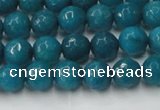 CCN2044 15 inches 6mm faceted round candy jade beads wholesale