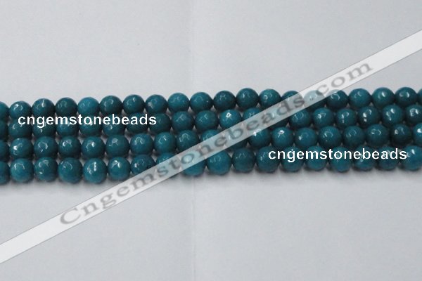 CCN2046 15 inches 10mm faceted round candy jade beads wholesale