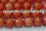 CCN2052 15 inches 8mm faceted round candy jade beads wholesale