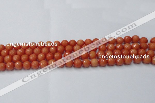 CCN2052 15 inches 8mm faceted round candy jade beads wholesale