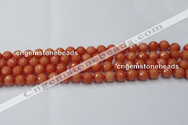 CCN2053 15 inches 10mm faceted round candy jade beads wholesale