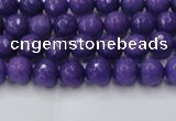 CCN2057 15 inches 4mm faceted round candy jade beads wholesale