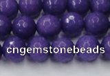 CCN2061 15 inches 12mm faceted round candy jade beads wholesale