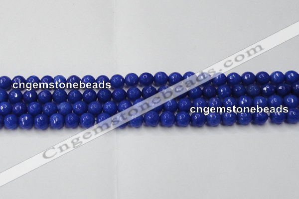 CCN2066 15 inches 8mm faceted round candy jade beads wholesale