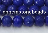 CCN2068 15 inches 12mm faceted round candy jade beads wholesale