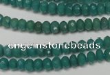 CCN2100 15.5 inches 4*6mm faceted rondelle candy jade beads