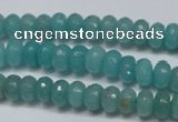 CCN2101 15.5 inches 5*8mm faceted rondelle candy jade beads