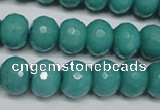 CCN2103 15.5 inches 8*12mm faceted rondelle candy jade beads