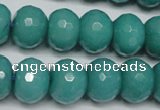 CCN2105 15.5 inches 12*16mm faceted rondelle candy jade beads