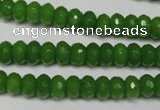 CCN2107 15.5 inches 5*8mm faceted rondelle candy jade beads