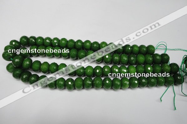 CCN2108 15.5 inches 6*10mm faceted rondelle candy jade beads