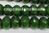 CCN2110 15.5 inches 10*14mm faceted rondelle candy jade beads