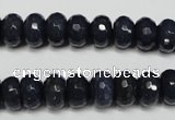 CCN2114 15.5 inches 6*10mm faceted rondelle candy jade beads
