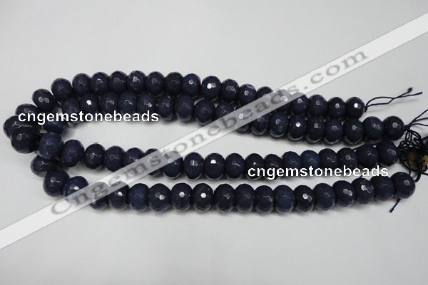 CCN2116 15.5 inches 10*14mm faceted rondelle candy jade beads