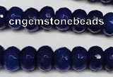 CCN2121 15.5 inches 8*12mm faceted rondelle candy jade beads