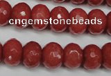 CCN2130 15.5 inches 12*16mm faceted rondelle candy jade beads