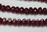 CCN2133 15.5 inches 5*8mm faceted rondelle candy jade beads