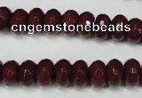 CCN2134 15.5 inches 6*10mm faceted rondelle candy jade beads