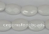 CCN2200 15.5 inches 13*18mm faceted oval candy jade beads