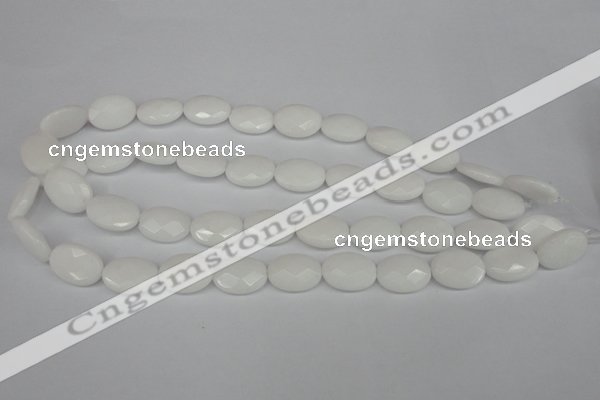 CCN2200 15.5 inches 13*18mm faceted oval candy jade beads