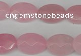 CCN2201 15.5 inches 13*18mm faceted oval candy jade beads