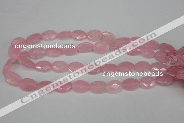 CCN2201 15.5 inches 13*18mm faceted oval candy jade beads