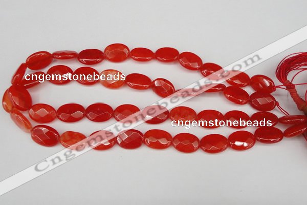 CCN2204 15.5 inches 13*18mm faceted oval candy jade beads