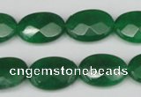 CCN2210 15.5 inches 13*18mm faceted oval candy jade beads