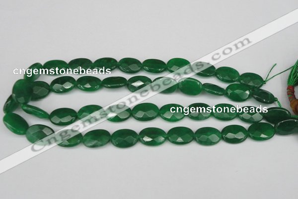 CCN2210 15.5 inches 13*18mm faceted oval candy jade beads