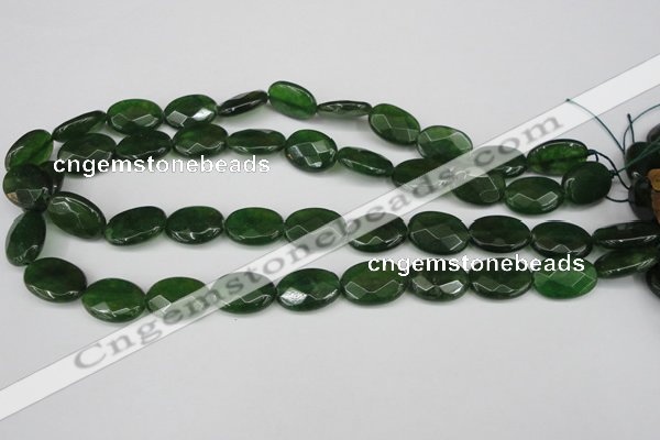 CCN2211 15.5 inches 13*18mm faceted oval candy jade beads