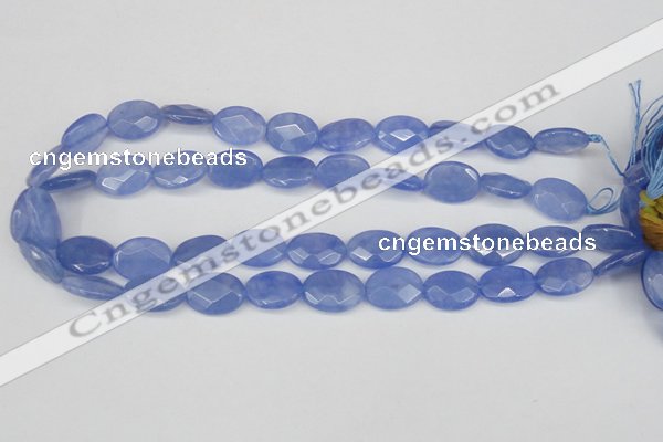 CCN2212 15.5 inches 13*18mm faceted oval candy jade beads