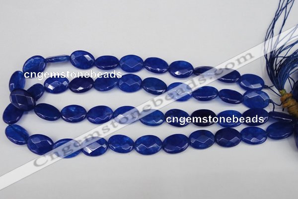CCN2213 15.5 inches 13*18mm faceted oval candy jade beads