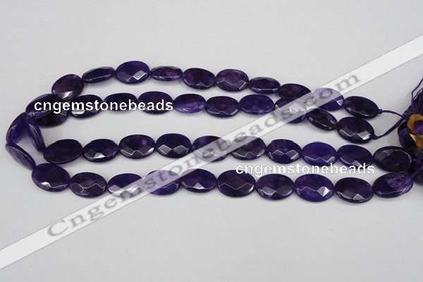 CCN2214 15.5 inches 13*18mm faceted oval candy jade beads