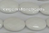 CCN2220 15.5 inches 18*25mm faceted oval candy jade beads