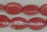 CCN2222 15.5 inches 13*18mm oval candy jade beads wholesale