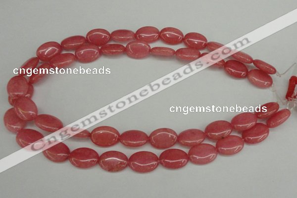 CCN2222 15.5 inches 13*18mm oval candy jade beads wholesale