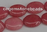 CCN2224 15.5 inches 15*20mm oval candy jade beads wholesale