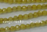 CCN2253 15.5 inches 4mm faceted round candy jade beads wholesale