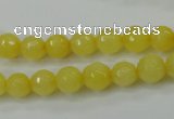 CCN2255 15.5 inches 8mm faceted round candy jade beads wholesale