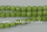 CCN2271 15.5 inches 6mm faceted round candy jade beads wholesale