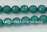 CCN2281 15.5 inches 10mm faceted round candy jade beads wholesale