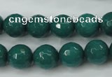 CCN2282 15.5 inches 12mm faceted round candy jade beads wholesale