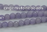 CCN2287 15.5 inches 6mm faceted round candy jade beads wholesale