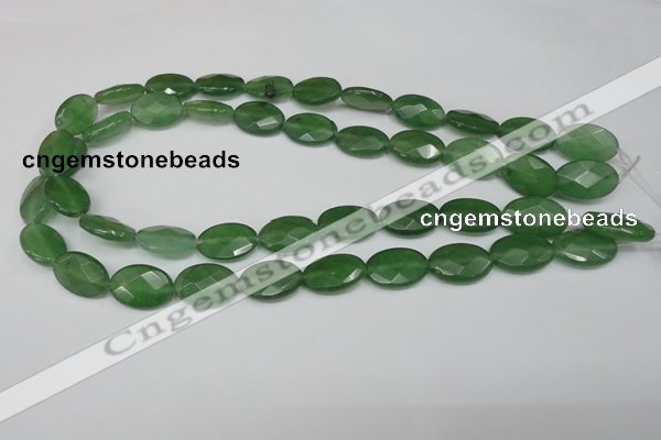 CCN229 15.5 inches 12*18mm faceted oval candy jade beads