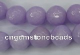 CCN2291 15.5 inches 14mm faceted round candy jade beads wholesale