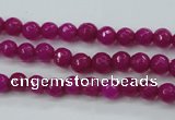 CCN2293 15.5 inches 4mm faceted round candy jade beads wholesale