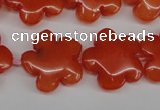 CCN2343 15.5 inches 20mm carved flower candy jade beads wholesale