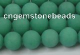 CCN2410 15.5 inches 4mm round matte candy jade beads wholesale